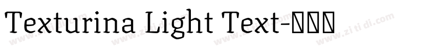 Texturina Light Text字体转换